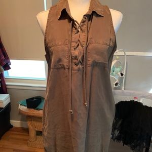 Velvet Heart M Army Green Dress